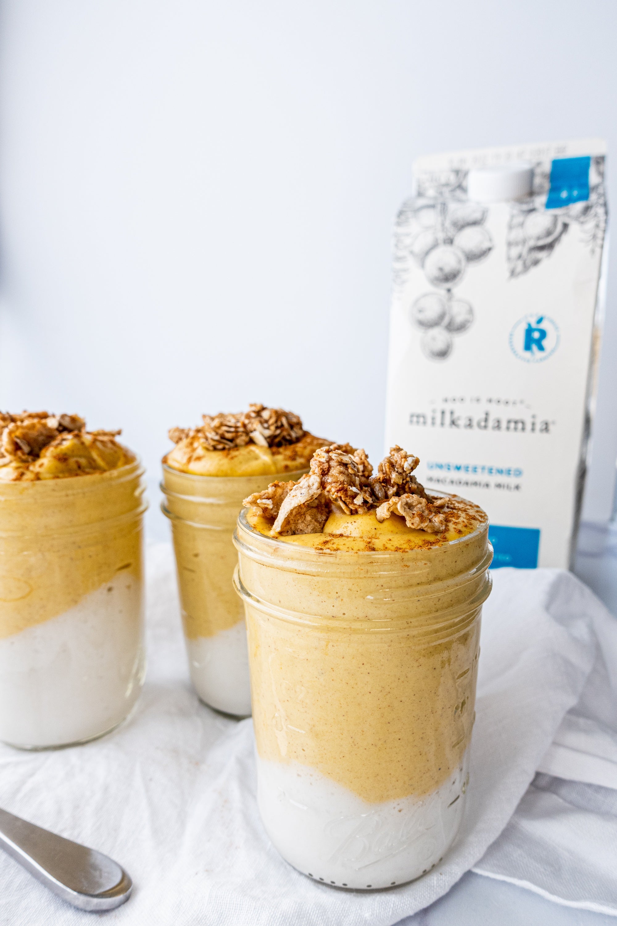 Vegan Pumpkin Mousse Parfait