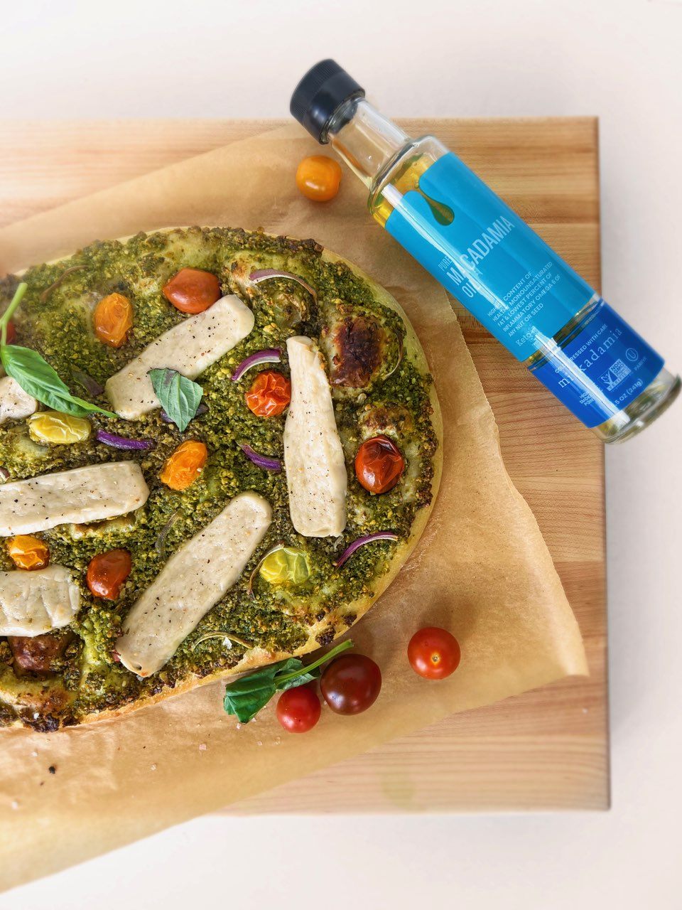 Vegan Pesto Pizza