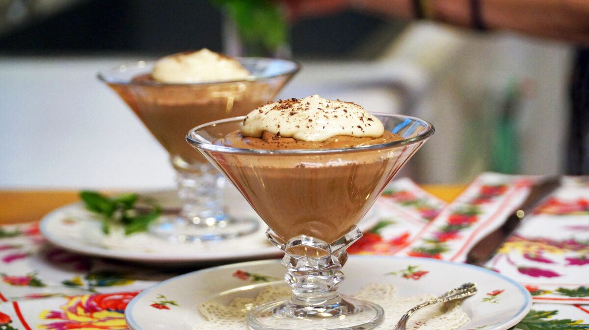 Maple-Espresso Chocolate Mousse