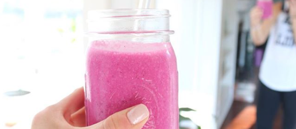 Pink Dragon Fruit Smoothie