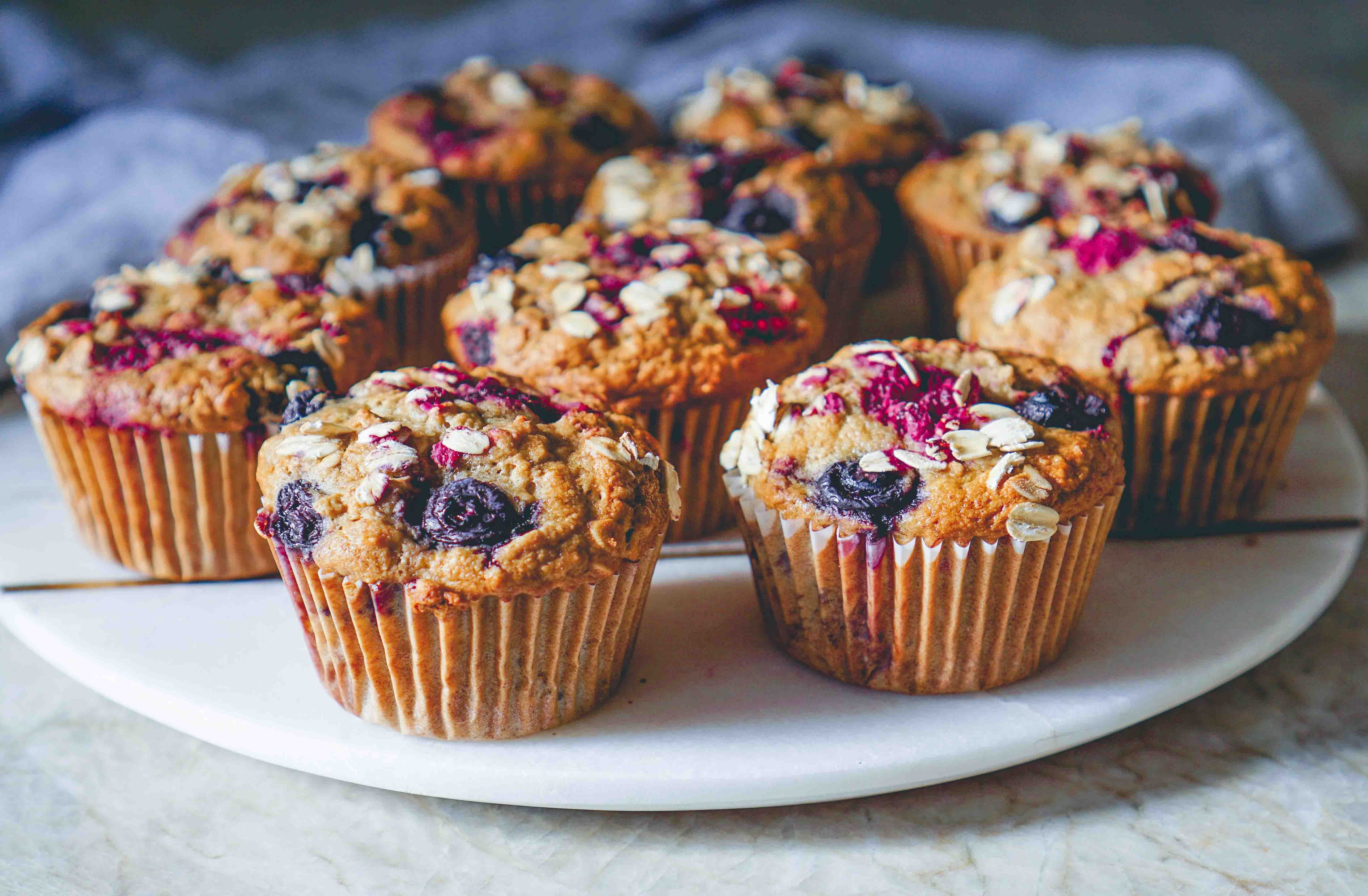 Vegan Blueberry-licious Muffins